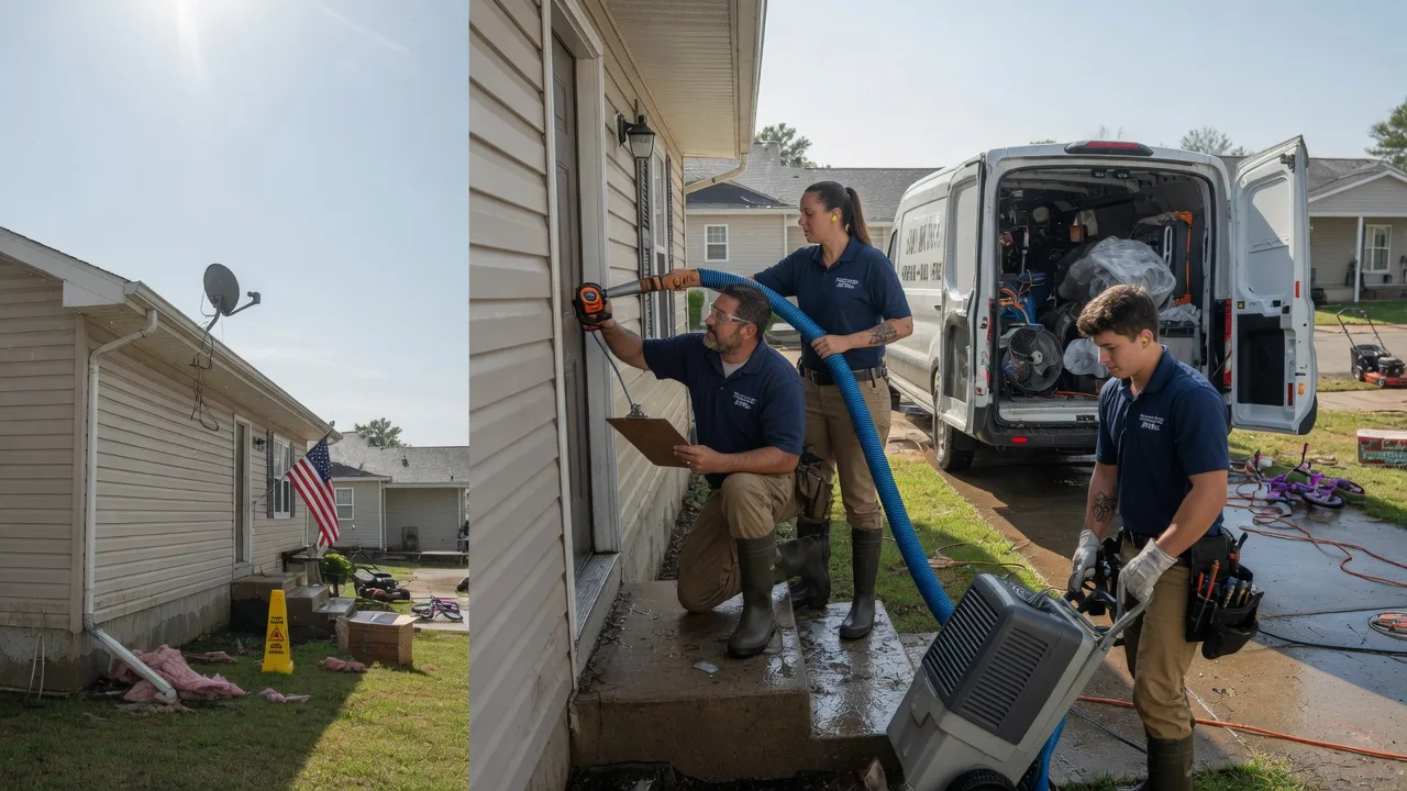 Ceiling Water Damage Restoration in Friendship, WI near me